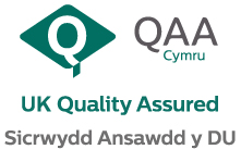 QAA Cymru UK Quality Assured Logo (bi-lingual)