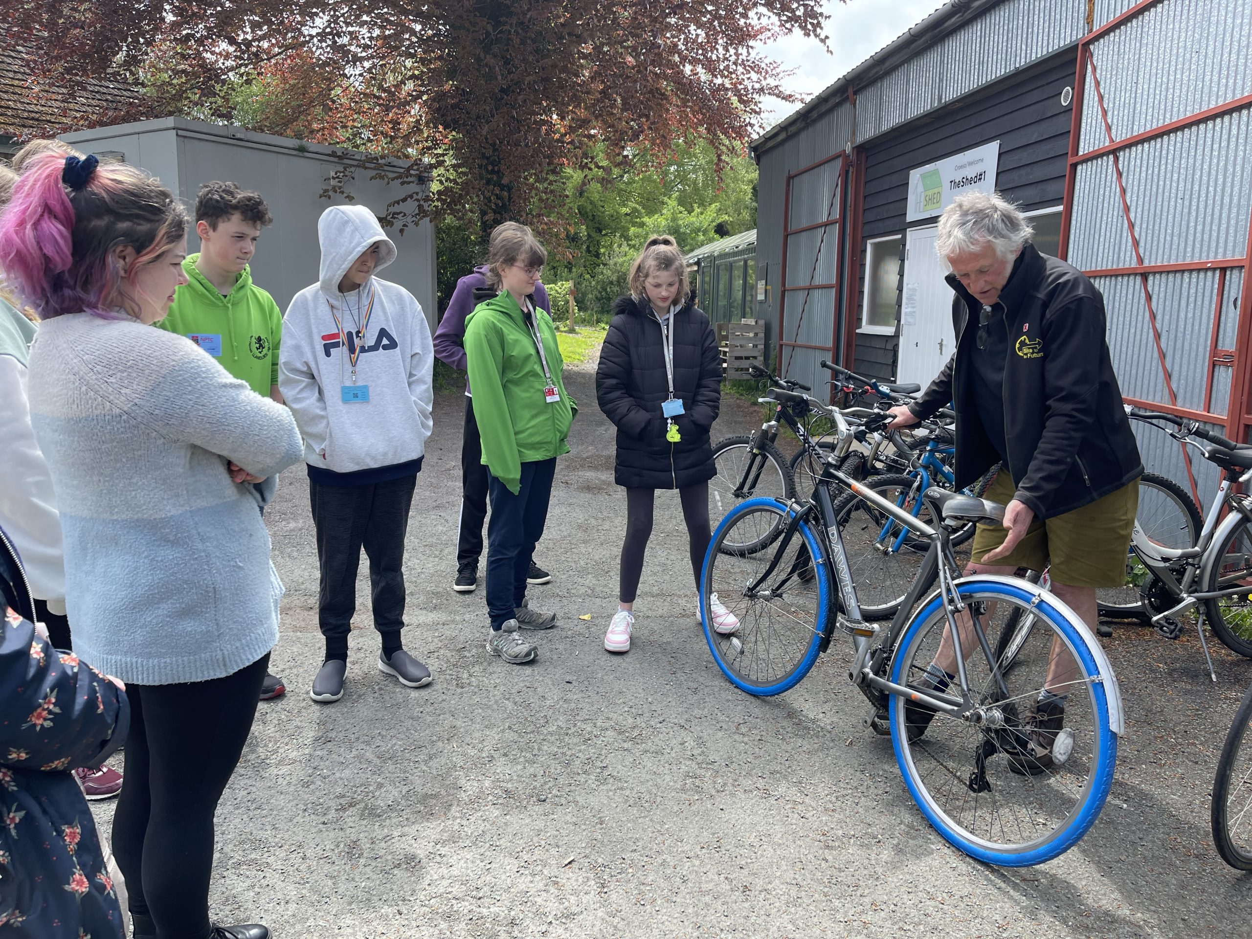 Students Visit Bike to the Future