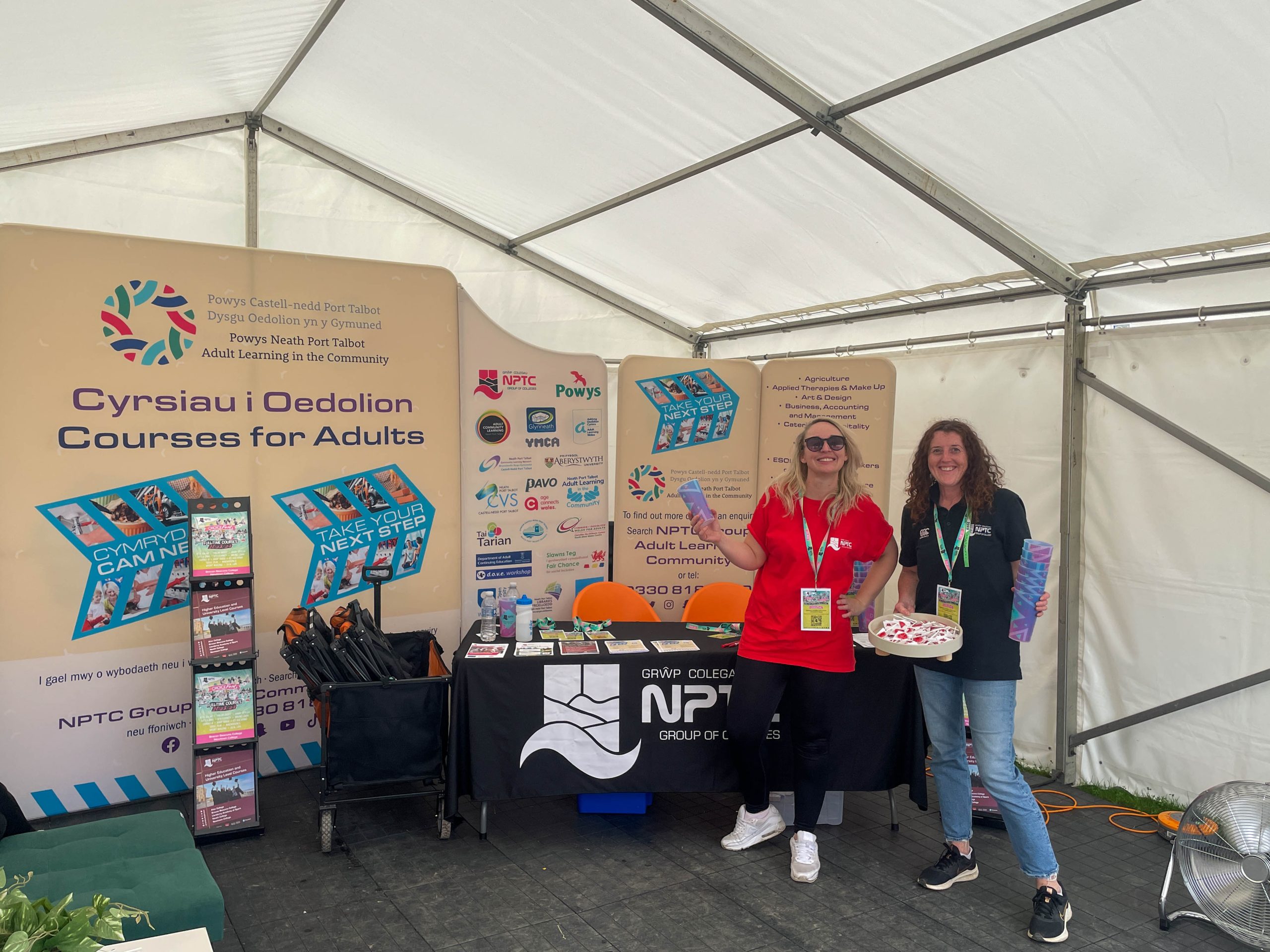 NPTC Group of Colleges staff at the Royal Welsh Show 2023