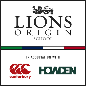 Lions Origin School Logo.